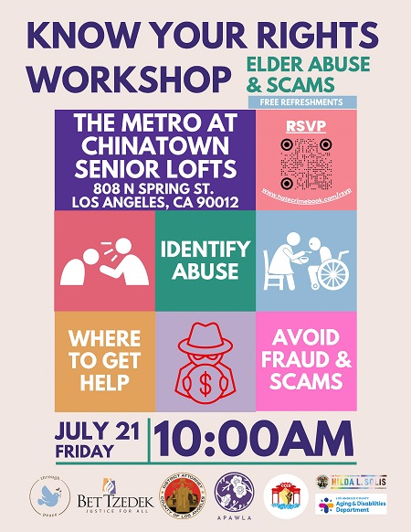 Know Your Rights Workshop Los Angeles County District Attorneys Office